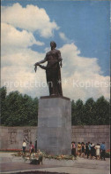 72354067 Leningrad St Petersburg Piskariovskoye Memorial Cemetery Statue Of Moth - Russie