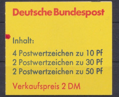 Deutschland (BRD), Michel Nr. MH 21 A II M Z, Postfrisch - Autres & Non Classés