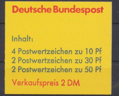 Deutschland (BRD), MiNr. MH 21 A II, Postfrisch - Sonstige & Ohne Zuordnung