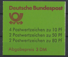 Deutschland (BRD), Michel Nr. MH 24 I K2, Postfrisch - Sonstige & Ohne Zuordnung