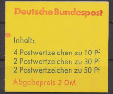 Deutschland (BRD), Michel Nr. MH 22 I G MZ, Postfrisch - Autres & Non Classés