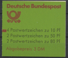 Deutschland (BRD), Michel Nr. MH 25 A MZ, Postfrisch - Autres & Non Classés