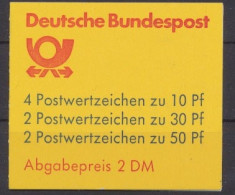 Deutschland (BRD), Michel Nr. MH 22 II Ad K2, Postfrisch - Autres & Non Classés
