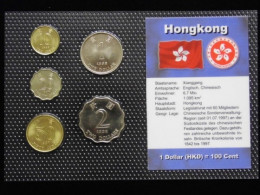 Hongkong, Kursmünzensatz, Verschiedene Jahrgänge - Cina