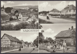 Sargstedt Kr. Halberstadt, Blick Vom Holzberg, Warteweg, Hauptstraße, Kindergarten - Autres & Non Classés