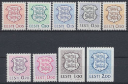 Estland, MiNr. 165-173, Postfrisch - Estonia
