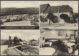 Tannroda Kr. Weimar, Blick Von Der Burg Zum Weinberg, Ilmbrücke, Konsum-Gaststätte "Ratskeller" - Other & Unclassified
