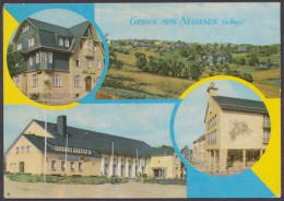 Neuhaus (a. Rwg.), Hotel "Hirsch", Kulturhaus, Ortsansicht - Other & Unclassified