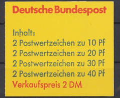 Deutschland (BRD), Michel Nr. MH 20 C I, Postfrisch - Autres & Non Classés