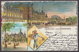 Hamburg, Nachtbild Aus St. Pauli, Concerthaus Ludwig - Other & Unclassified