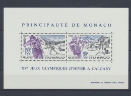 Monaco, Olympiade, MiNr. Block 38, Postfrisch - Autres & Non Classés