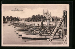 AK Speyer, Schiffbrücke Mit Dom  - Speyer
