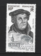 French Polynesia 1983 Martin Luther Anniversary 90 Fr Single MNH - Ongebruikt