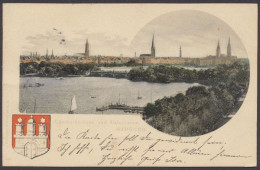 Hamburg, Lombardbrücke, Alsterdamm, Wappen - Other & Unclassified