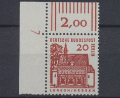 Berlin, Michel Nr. 244 Ecke Li. Oben Mit DZ 7, Postfrisch / MNH - Ongebruikt