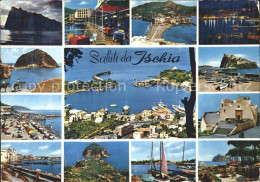 72353865 Ischia Felsen Hotels Hafen Reiten Promenade Kirche Segeln Ischia - Sonstige & Ohne Zuordnung