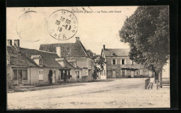 CPA Thaumiers, La Place, Coté Ouest  - Thaumiers