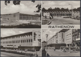 Rathenow, Schwimmhalle, Kaufhalle Bruno-Baum-Ring, Kaufhaus "Magnet", Berliner Straße - Other & Unclassified