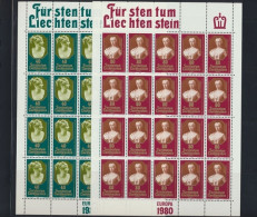 Liechtenstein, MiNr. 741-742, Bogen, Postfrisch - Other & Unclassified