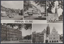 Pirna, Tischerplatz, Karl-Marx Und Dr. Wilhelm-Külz-Straße, Hotel "Schwazer Adler", Markt - Other & Unclassified