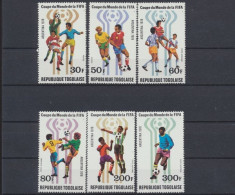 Togo, Michel Nr. 1300 - 1305 A, Postfrisch / MNH - Togo (1960-...)