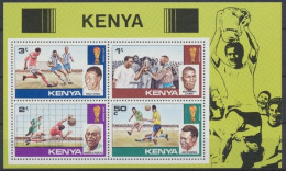 Kenia, Fußball, MiNr. Block 12, Postfrisch - Kenya (1963-...)