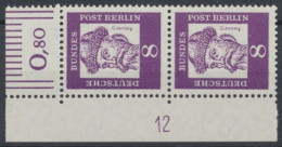 Berlin, Michel Nr. 201 Ecke Li. Oben, DZ 12, Postfrisch / MNH - Unused Stamps