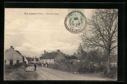 CPA Lunery, Rue De La Gare  - Otros & Sin Clasificación