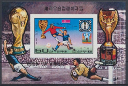 Korea Nord, Fußball, MiNr. Block 50 B, WM 1978, Postfrisch - Korea (Nord-)