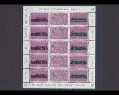 Schweiz, MiNr. 1214-1215 Kleinbogen, Postfrisch - Unused Stamps