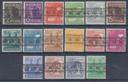 Bizone, MiNr. 36-51 I Ohne 49 I, Postfrisch - Mint