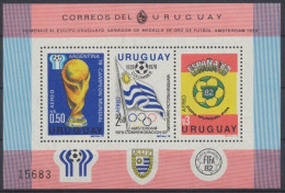 Uruguay, Fußball, MiNr. Block 44, Postfrisch - Uruguay