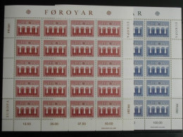 Färöer, Michel Nr. 97-98 Bogen, Postfrisch/MNH - Färöer Inseln