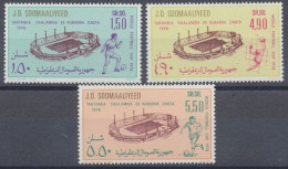 Somalia, Fußball, MiNr. 263-265, WM 1978, Postfrisch - Somalie (1960-...)