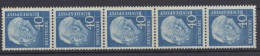 Deutschland (BRD), Michel Nr. 262 Y R, Postfrisch / MNH - Roller Precancels