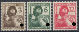 Deutsches Reich, MiNr. 643-645, Postfrisch - Ongebruikt