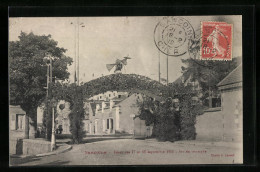 CPA Sancoins, Fêtes Des 17 Et 18 Septembre 1911, Arc De Triomphe  - Sancoins