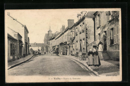CPA Vailly, Route De Sancerre  - Sancerre