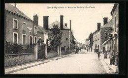 CPA Vailly, Route De Barlieu, La Poste  - Autres & Non Classés