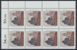 Deutschland, MiNr. 1611, 8er Block, Ecke Re. Oben, Postfrisch - Unused Stamps
