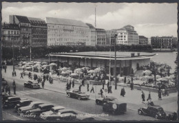 Hamburg, Jungfernstieg Mit Neuem Alsterpavillon - Other & Unclassified