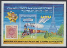 Sao Tome + Principe, Michel Nr. Block 17 B, Postfrisch / MNH - São Tomé Und Príncipe