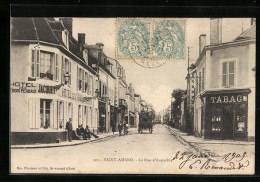 CPA Saint-Amand, La Rue D`Austerlitz  - Autres & Non Classés