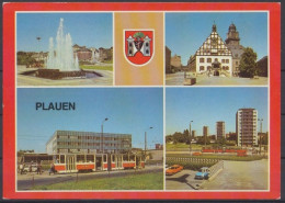 Plauen, Springbrunnen, Rathaus, Oberer Bahnhof, Punkthäuser, Wappen - Other & Unclassified