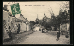 CPA Saint-Ambroix, Rue De Semur  - Otros & Sin Clasificación