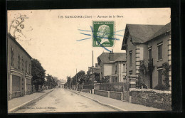 CPA Sancoins, Avenue De La Gare  - Sancoins