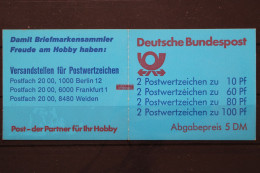 Deutschland (BRD), MiNr. MH 26 A Mit Zählbalken, Postfrisch - Autres & Non Classés