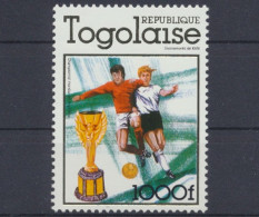 Togo, Fußball, MiNr. 1282 A, Postfrisch - Togo (1960-...)