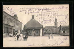 CPA La Chapelle-St-Ursin, Rue De L`Eglise  - Autres & Non Classés