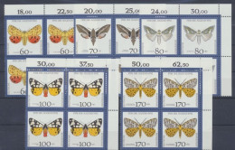 Deutschland, MiNr. 1602-1606, 4er Block, Ecke Re. O., Postfrisch - Unused Stamps